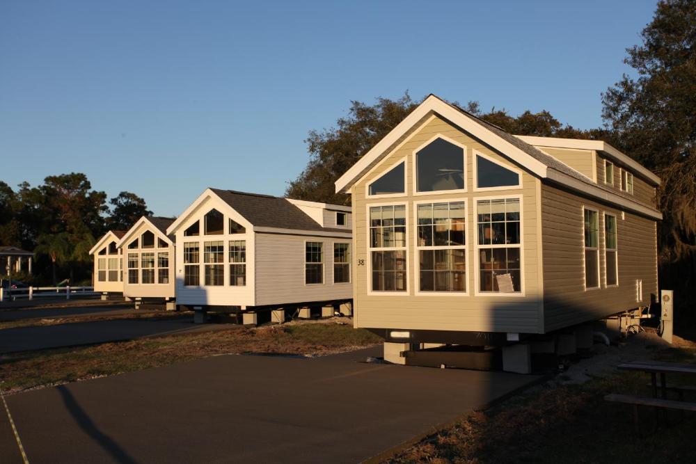 One-Bedroom Double Loft Park Model Cabin interior